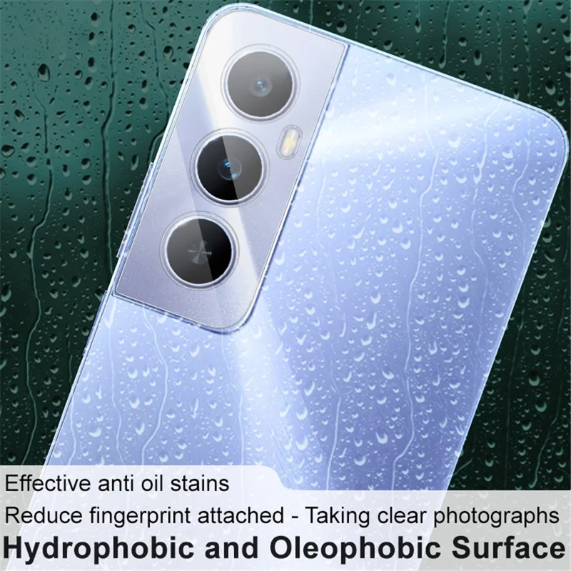 IMAK For Realme C65 4G Clear Camera Lens Protector Integrated Tempered Glass + Acrylic Lens Cap Lens Film