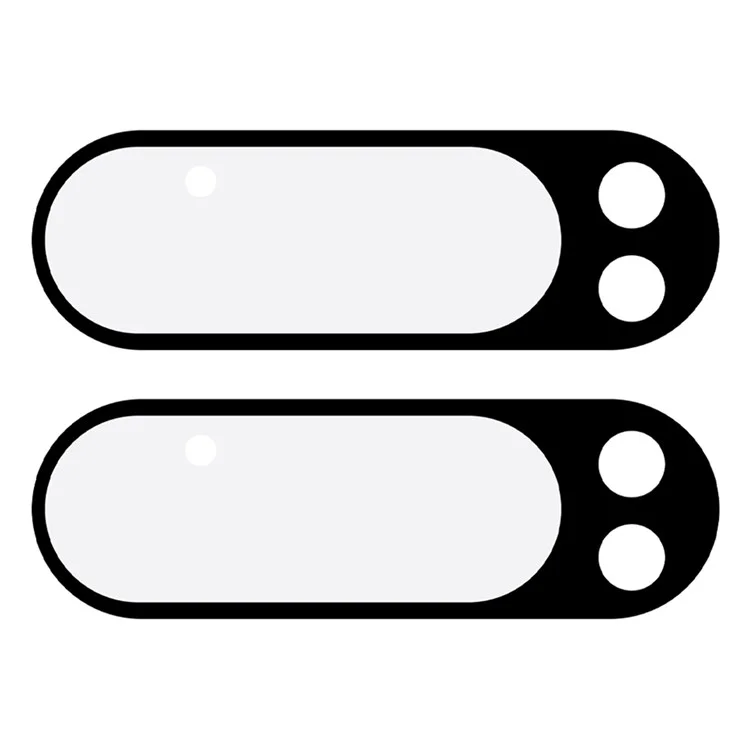 2 pièces pour Google Pixel 9 Pro Protecteur d'objectif de caméra Ultra Clear Impression en Soie Arc 3D Bord Lentille Film
