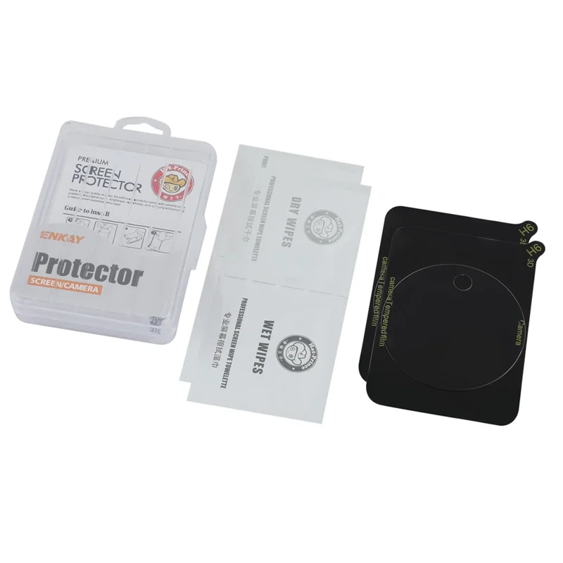 ENKAY HAT PRINCE 2Pcs for Xiaomi Redmi A3 Camera Lens Protector Ultra Clear High Aluminum-Silicon Glass Film