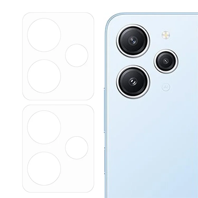 ENKAY HAT PRINCE 2Stück für Xiaomi Redmi 12 4G / Redmi 12 5G (Global) / Poco M6 Pro 5G Ultra Clear Kameraobjektiv Film 9H