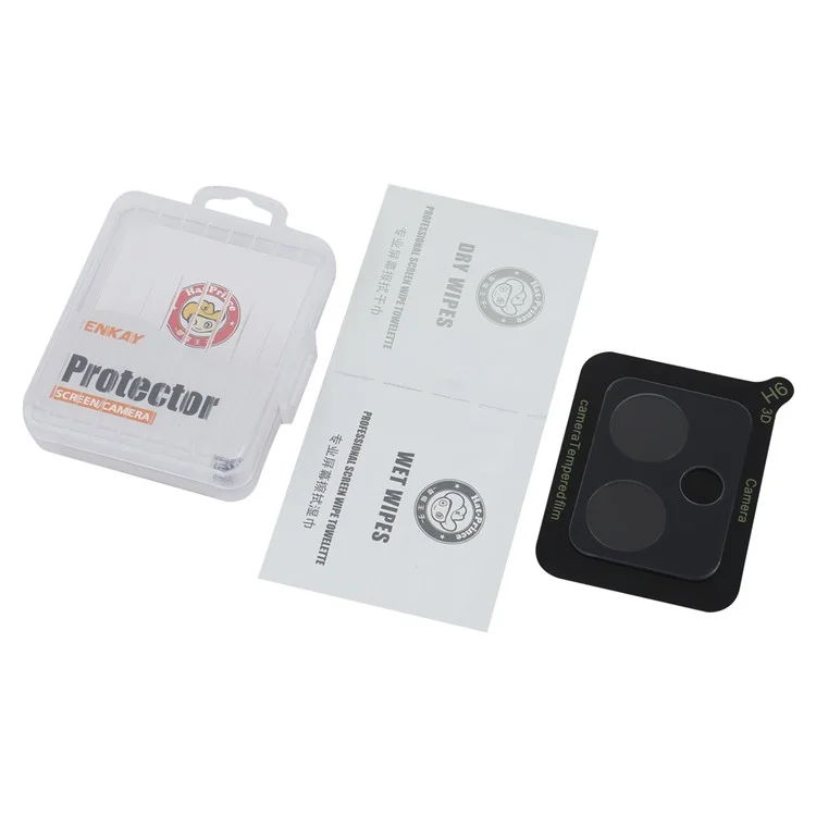 ENKAY HAT PRINCE For Xiaomi Redmi 12 4G / 12 5G (Global) / Poco M6 Pro 5G Camera Lens Protector 0.2mm 9H Lens Film