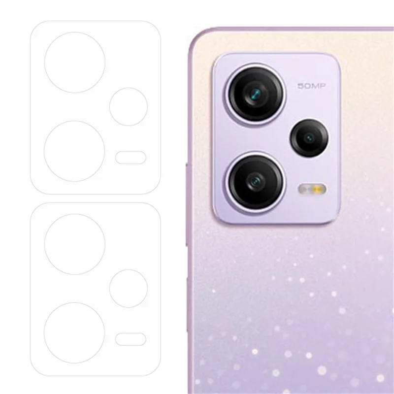 ENKAY HAT PRINCE 2Pcs for Xiaomi Redmi Note 12 Pro 5G Camera Lens Protector High Aluminium-Silicon Glass Lens Film