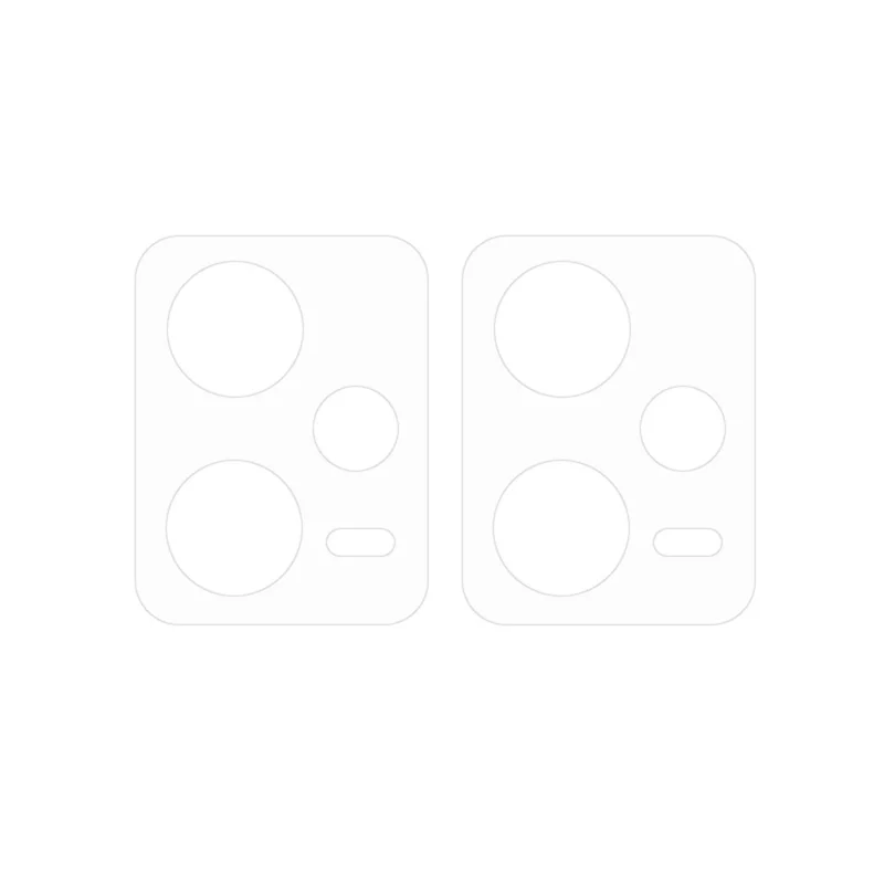 ENKAY HAT PRINCE 2Pcs for Xiaomi Redmi Note 12 Pro 5G Camera Lens Protector High Aluminium-Silicon Glass Lens Film