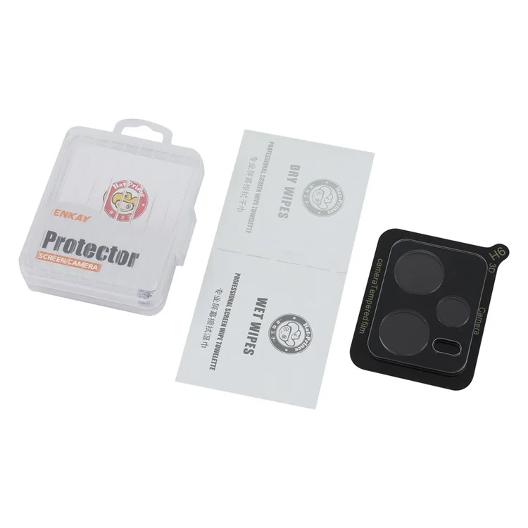 ENKAY HAT PRINCE For Xiaomi Redmi Note 12 Pro 5G Camera Lens Protector 9H Complete Covering Lens Film