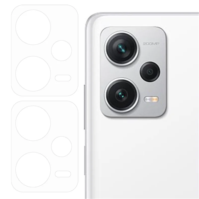 ENKAY HAT PRINCE 2Pcs for Xiaomi Redmi Note 12 Pro+ 5G Camera Lens Protector High Aluminium-Silicon Glass Lens Film