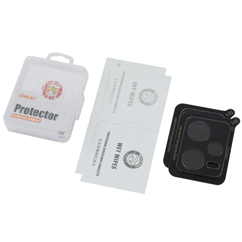 ENKAY HAT PRINCE 2Pcs for Xiaomi Redmi Note 12 Pro+ 5G Camera Lens Protector High Aluminium-Silicon Glass Lens Film