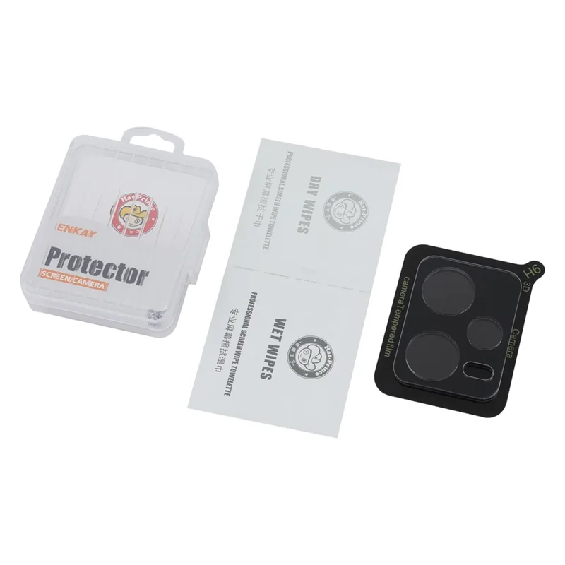 ENKAY HAT PRINCE Para Xiaomi Redmi Note 12 Pro+ 5G Protector de lente de cámara 0.2Mm 9H Película de lente transparente