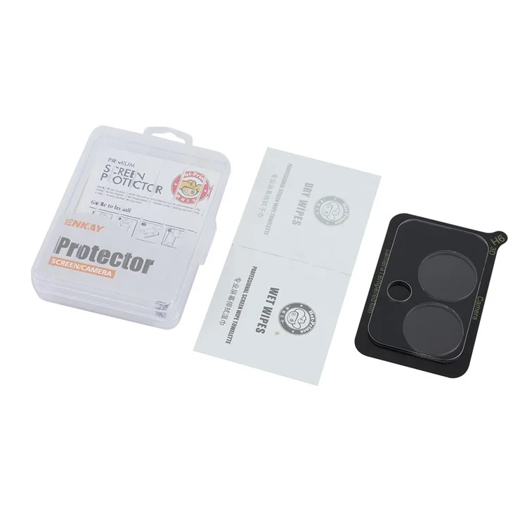 ENKAY HAT PRINCE For Oppo A59 5G Camera Lens Protector High Aluminum-silicon Glass Full Cover Film