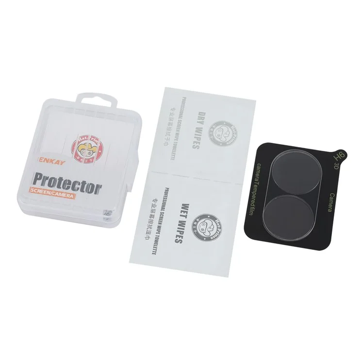 ENKAY HAT PRINCE per Oppo A58 4G Pellicola per Obiettivo Fotocamera 9H 0.2mm Anti-Graffio Protezione Obiettivo