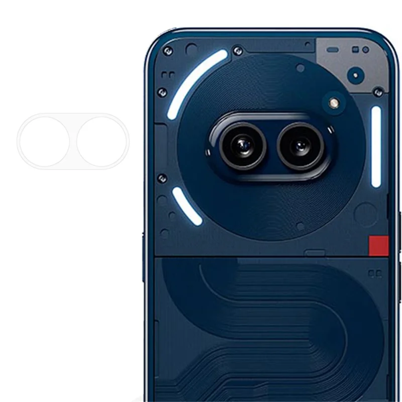 ENKAY HAT PRINCE para Nothing Phone (2a) Protector de lente de cámara Ultra-Delgado 0,2 mm Cubierta de lente 9H