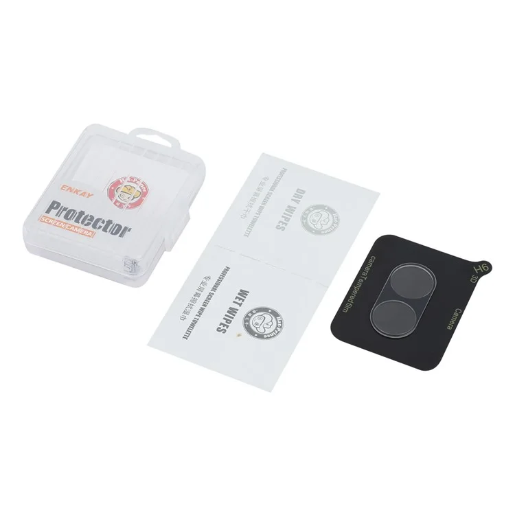 ENKAY HAT PRINCE para Nothing Phone (2a) Protector de lente de cámara Ultra-Delgado 0,2 mm Cubierta de lente 9H