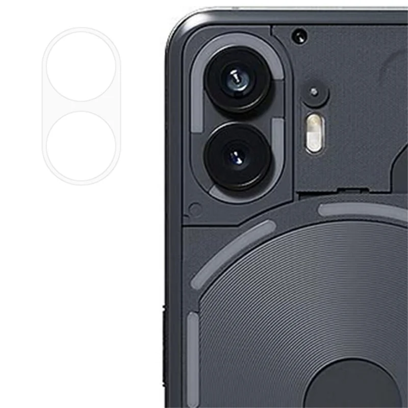 ENKAY HAT PRINCE For Nothing Phone (2) Camera Lens Protector 0.2mm Clear High Aluminum-Silicon Glass Film