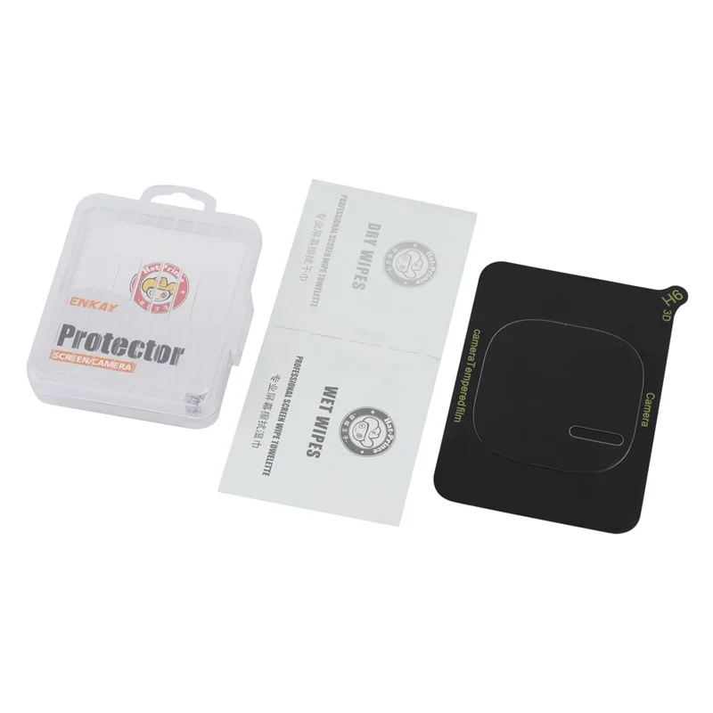 ENKAY HAT PRINCE para vivo iQOO 12 5G / 12 Pro 5G Película protectora de la lente de la cámara 9H 0.2mm Anti-Scratch Lens Protector