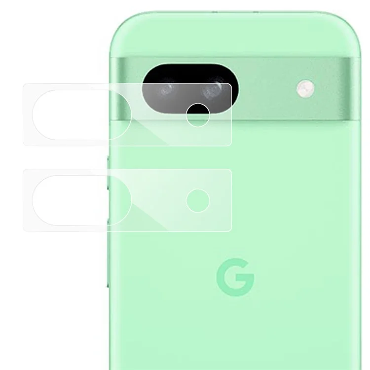 ENKAY HAT PRINCE 2Pcs for Google Pixel 8a Camera Rear Lens Protector 0.2mm Impact-Resistant Lens Cover