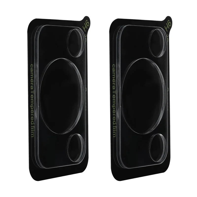 ENKAY HAT PRINCE 2Pcs for Huawei Enjoy 70 / nova Y72 4G Camera Lens Film Clear High Aluminum-Silicon Glass Protector