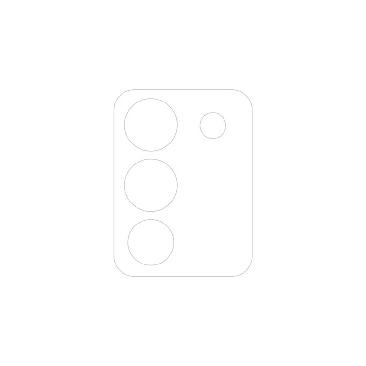 ENKAY HAT PRINCE para vivo V29e (Global) 5G / Y200 (India) 5G Película de lente de cámara 0,2 mm Protector de lente Ultra-Clear
