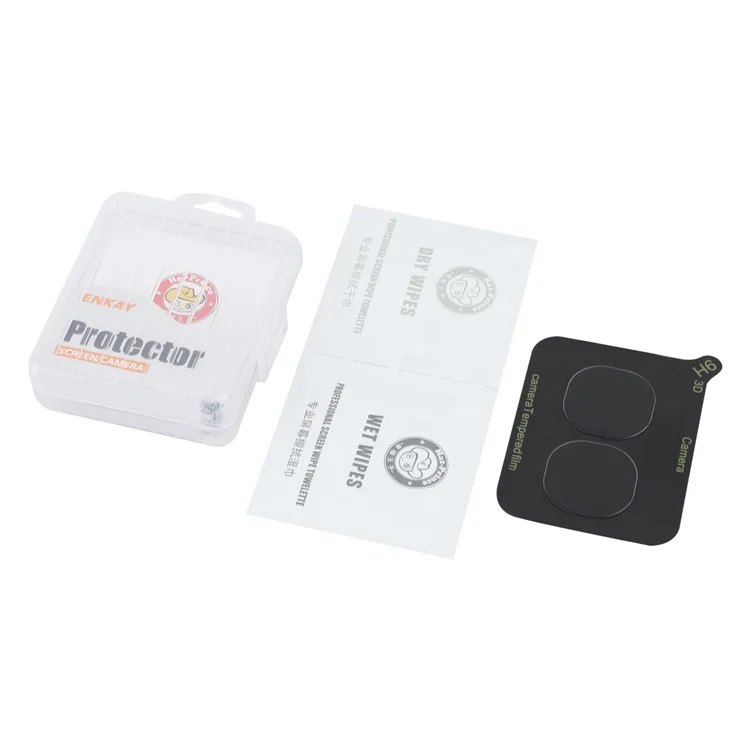 ENKAY HAT PRINCE para vivo iQOO Neo9 5G / Neo9 Pro 5G 9H 0.2mm Película Protectora de Lente de Cámara Anti-Arañazos