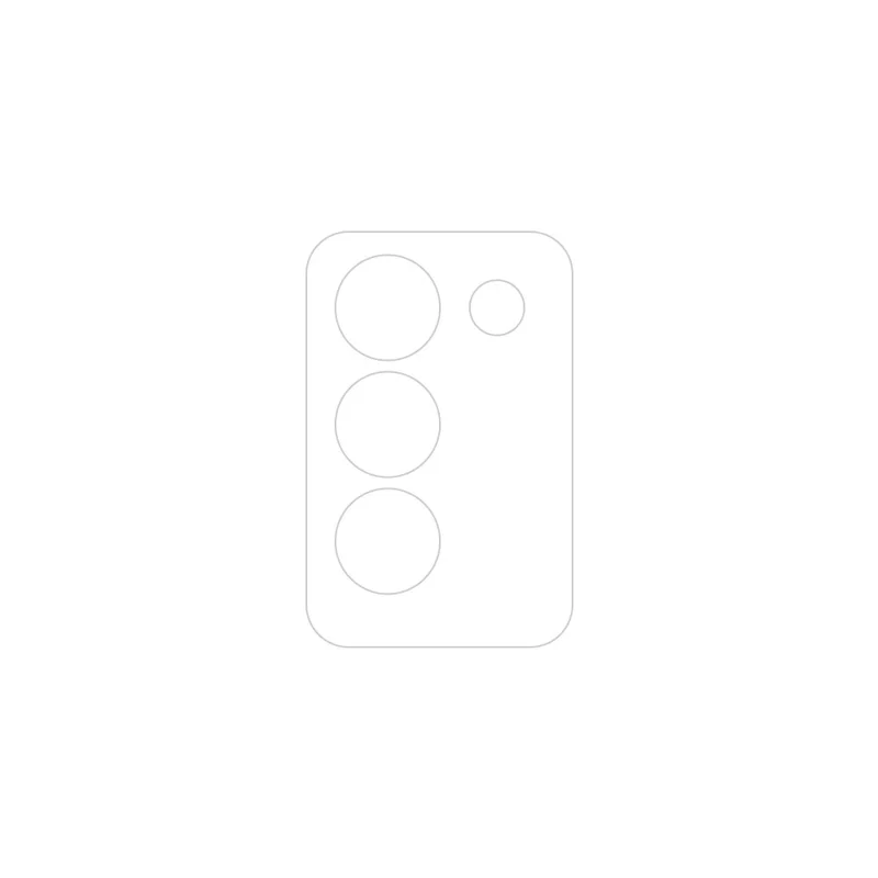 ENKAY HAT PRINCE Pour vivo Y100 5G (Indonésie) / Y200e 5G / V30 Lite 5G (Inde) Protecteur d'objectif de caméra Verre haute aluminium-silicium 9H Filtre de lentille