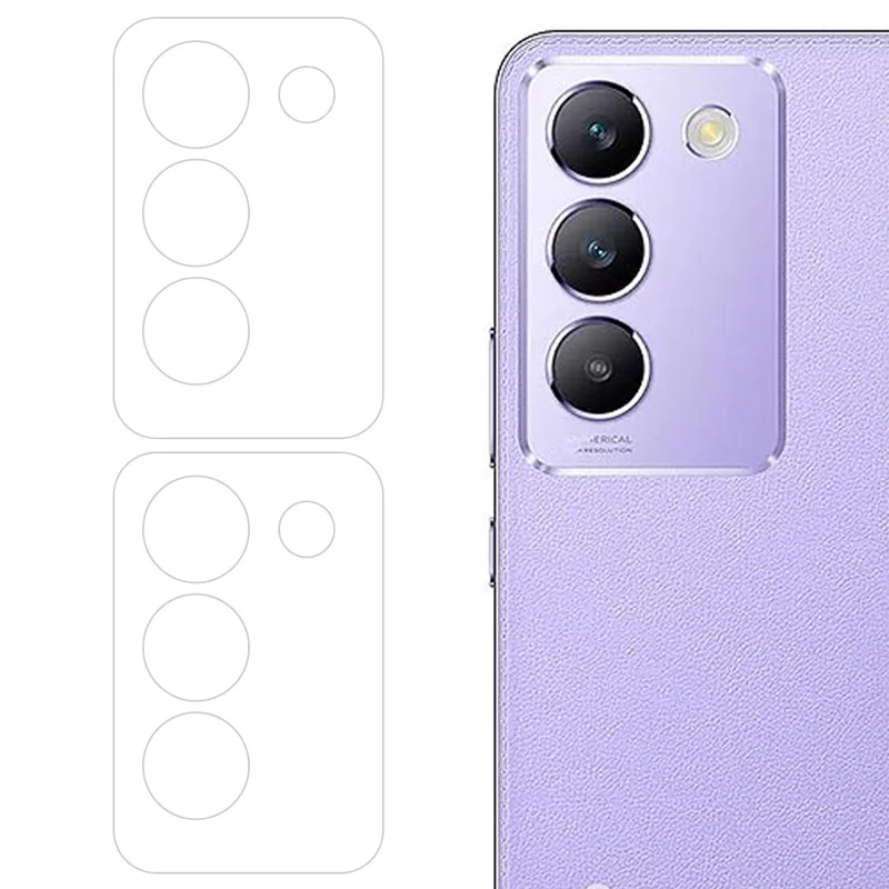 ENKAY HAT PRINCE 2Stück für vivo Y100 5G (Indonesien) / Y200e 5G / V30 Lite 5G (Indien) Kameraobjektiv-Schutzfolie 0,2 mm Rücklinsenabdeckung