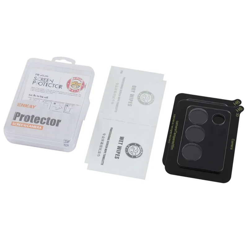 ENKAY HAT PRINCE 2Stück für vivo Y100 5G (Indonesien) / Y200e 5G / V30 Lite 5G (Indien) Kameraobjektiv-Schutzfolie 0,2 mm Rücklinsenabdeckung