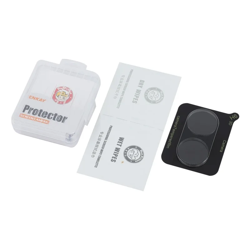 ENKAY HAT PRINCE Für vivo Y03 Kameraobjektivschutz HD Kratzfest Hochwertiges Aluminium-Silizium-Glas Linsenschutzfolie