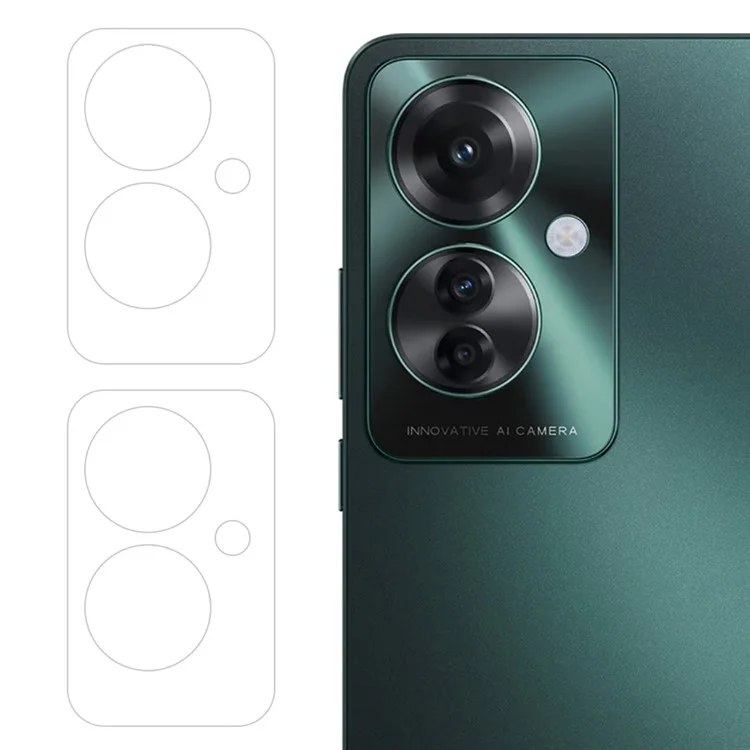 ENKAY HAT PRINCE 2Pcs pour Oppo Reno11 F 5G / F25 Pro 5G Film de protection pour objectif de caméra en verre d'aluminium et de silicium de haute qualité