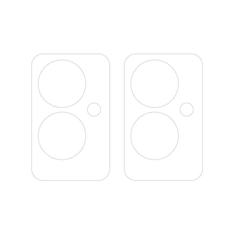 ENKAY HAT PRINCE 2Pcs pour Oppo Reno11 F 5G / F25 Pro 5G Film de protection pour objectif de caméra en verre d'aluminium et de silicium de haute qualité