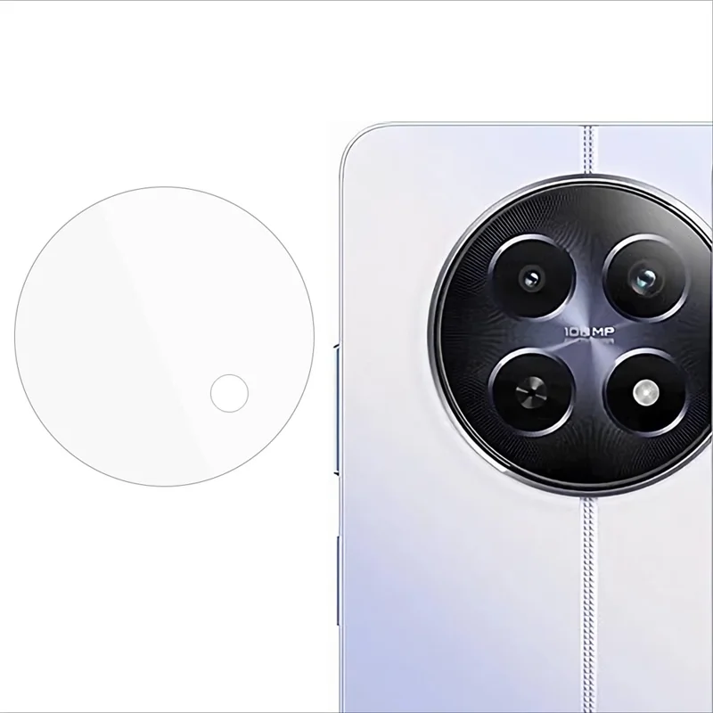 ENKAY HAT PRINCE Per Realme 12 5G Protezione dell'obiettivo della telecamera 9H Vetro ad alta resa in alluminio-silicio Film per lente