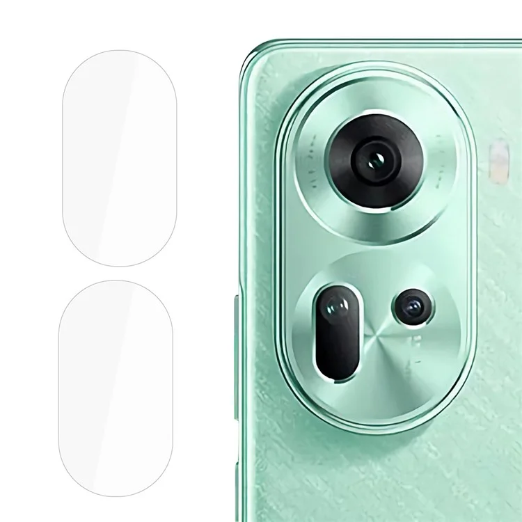 ENKAY HAT PRINCE 2Pcs for Oppo Reno11 5G (Global) Camera Lens Protector High Definition Rear Lens Film