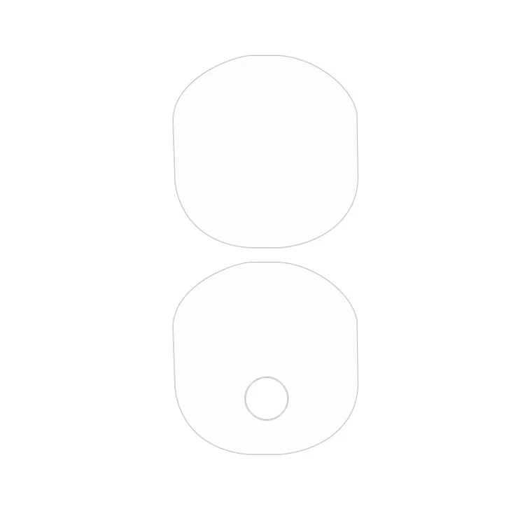 ENKAY CHAPEAU PRINCE 2Pcs pour Honor 70 Pro 5G Protecteur d'objectif de caméra Verre anti-éclats en aluminium et silicium de haute qualité Film pour l'objectif arrière