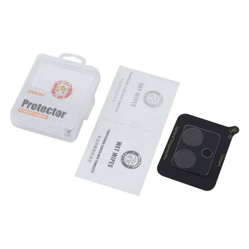 ENKAY HAT PRINCE Per Motorola Moto G54 5G Pellicola per obiettivo della fotocamera Ultra-HD High Vetro al silicio-alluminio Protettore dell'obiettivo