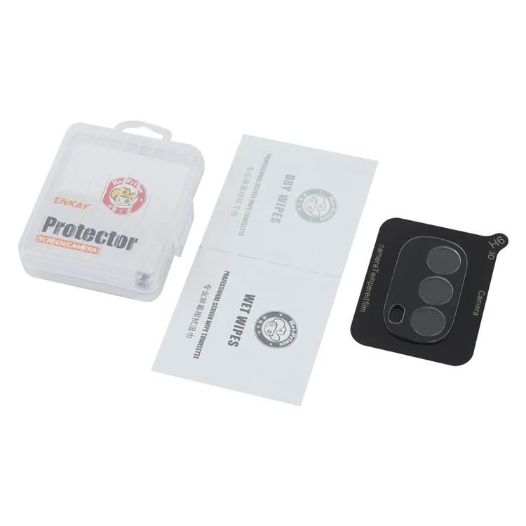 ENKAY HAT PRINCE Para Motorola Moto G82 5G Protector de lente de cámara Anti-explosión Película de lente de 9H