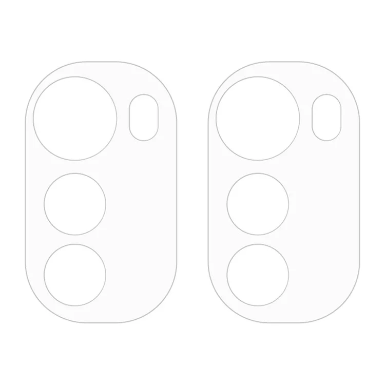 ENKAY HAT PRINCE 2Pcs para Motorola Moto E32 4G Protetor de Lente da Câmera Anti-Impressão Digital 0,2 mm Película de Lente Traseira