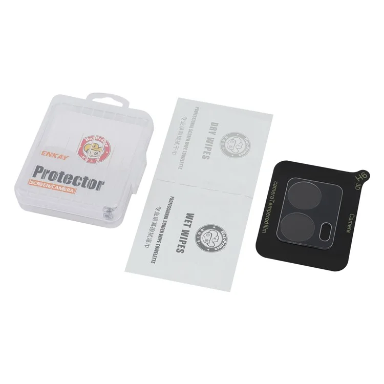 ENKAY HAT PRINCE Para Motorola Moto G 5G (2023) / G53 5G Protetor de Lente da Câmera 0,2 mm 9H Filme de Lente da Câmera Traseira