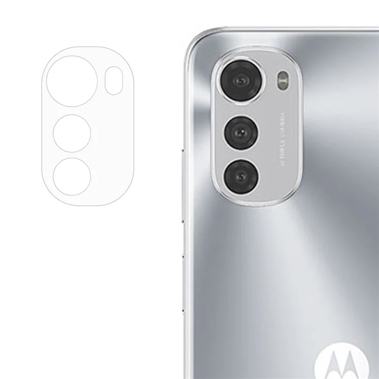 ENKAY HAT PRINCE Protetor de Lente da Câmera para Motorola Moto E32 4G Alta Vidro de Alumínio-Silício Claro Filme de Lente