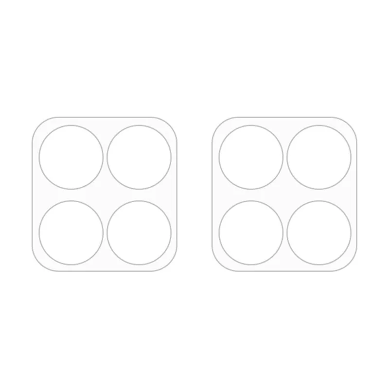 ENKAY HAT PRINCE 2Pcs for Honor X6a 4G Camera Lens Protector High Aluminum-Silicon Glass No Bubbles Lens Film