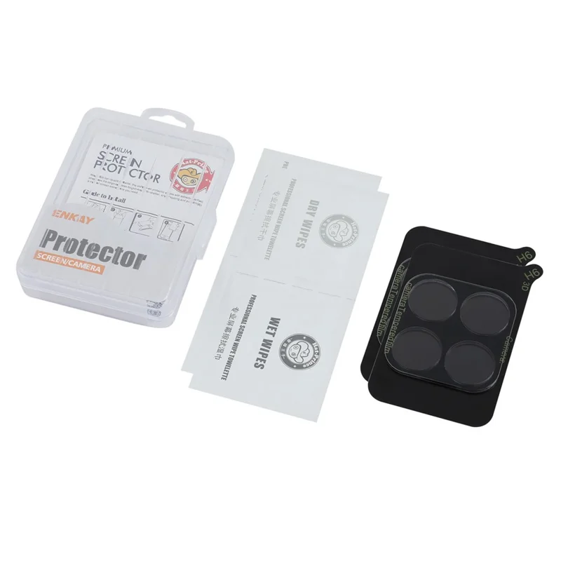 ENKAY HAT PRINCE 2Pcs for Honor X6a 4G Camera Lens Protector High Aluminum-Silicon Glass No Bubbles Lens Film
