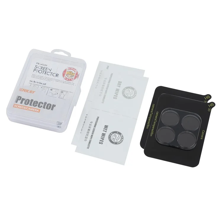 ENKAY HAT PRINCE 2Pcs para Honor X8b 4G Protetor de Lente da Câmera Vidro de Silício-Alumínio Claro Película de Lente