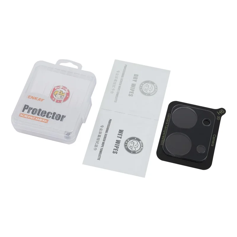 ENKAY HAT PRINCE Para Honor Play7T 5G Protector de lente de cámara trasera Vidrio de aluminio-silicio de alta resistencia Sin burbujas Película de lente