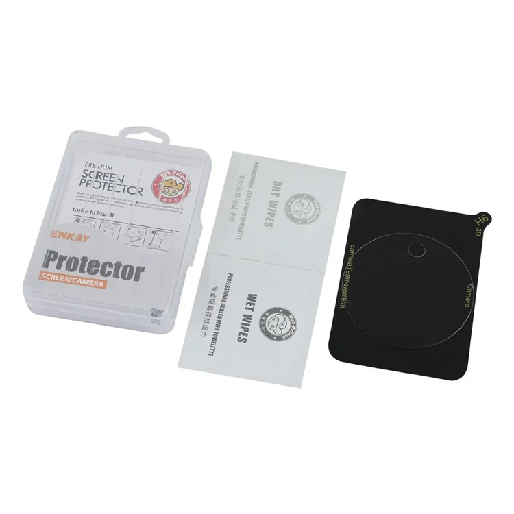 ENKAY HAT PRINCE Pour Honor X50 5G / X9b 5G / Magic6 Lite 5G Protecteur d'objectif de caméra 0,2 mm Sans bulles Anti-explosion Film arrière de l'objectif