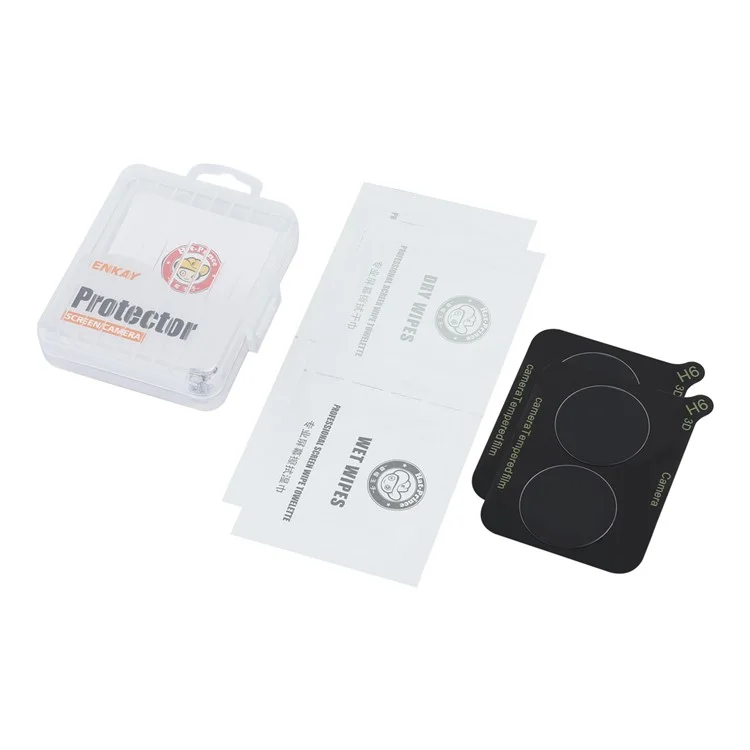 ENKAY HAT PRINCE 2Pcs Protetor de Lente de Câmera para vivo V29e (Índia) 5G Vidro de Alumínio-Silício de Alta Qualidade Película de Lente Transparente