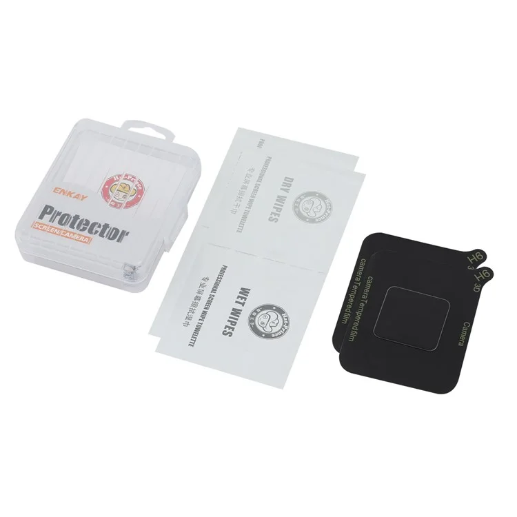 ENKAY HAT PRINCE 2Pcs para Xiaomi 12T Pro 5G Protetor de Lente da Câmera 0,2 mm Vidro de Silício-Alumínio de Alta Definição de Alta Qualidade