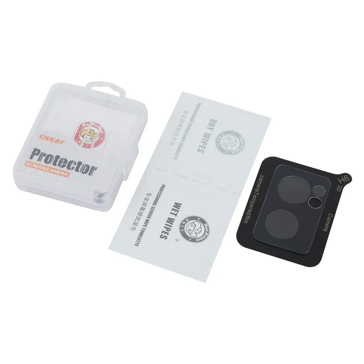 Protector de lente de cámara ENKAY HAT PRINCE para OnePlus Nord CE 2 5G, de vidrio de alta aluminio-silicio, transparente