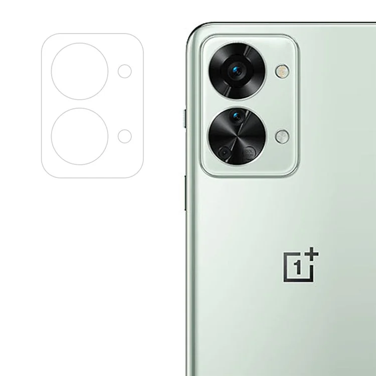 ENKAY HAT PRINCE Per OnePlus nova 2T 5G Protezione obiettivo fotocamera Clear High Vetro alluminio-silicone Copertura obiettivo