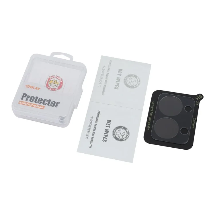 ENKAY HAT PRINCE Per OnePlus nova 2T 5G Protezione obiettivo fotocamera Clear High Vetro alluminio-silicone Copertura obiettivo