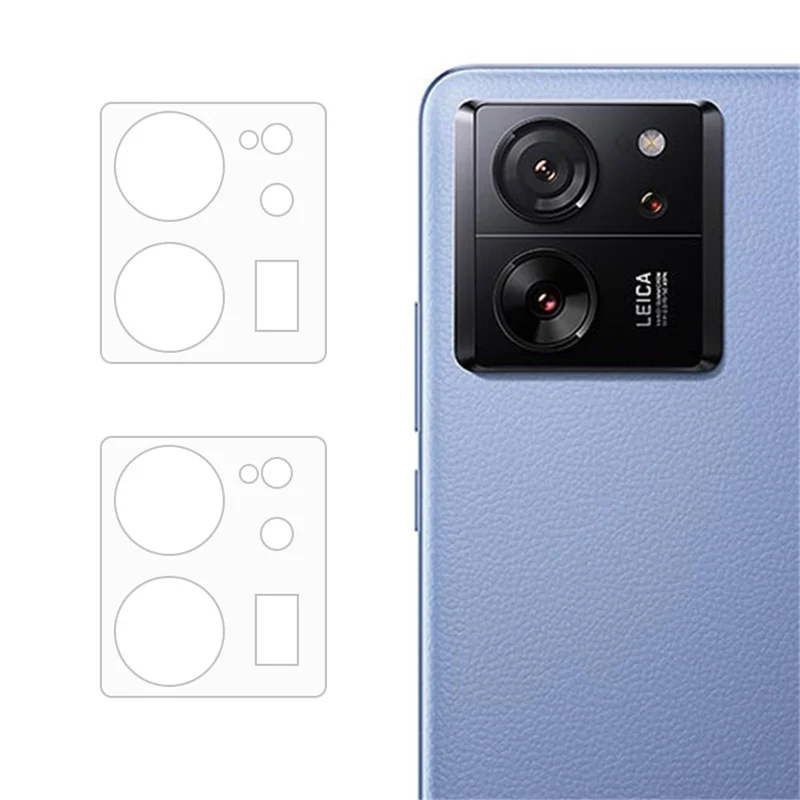 ENKAY HAT PRINCE 2Pcs for Xiaomi 13T / 13T Pro Camera Lens Protector High Aluminum-Silicon Glass Shatterproof 9H Lens Film