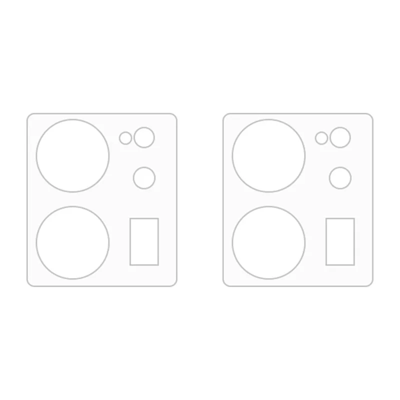 ENKAY HAT PRINCE 2Pcs for Xiaomi 13T / 13T Pro Camera Lens Protector High Aluminum-Silicon Glass Shatterproof 9H Lens Film