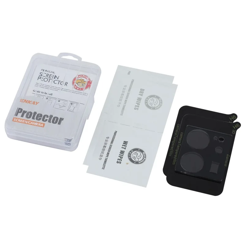 ENKAY HAT PRINCE 2Pcs for Xiaomi 13T / 13T Pro Camera Lens Protector High Aluminum-Silicon Glass Shatterproof 9H Lens Film
