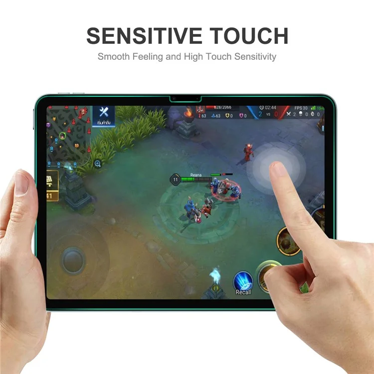 ENKAY HAT PRINCE 2Pz Per iPad Pro 13 (2024) / Air 13 (2024) Protezione Dello Schermo Antifrattura 2.5D Pellicola In Vetro Di Alta Qualità In Alluminio-Silicio