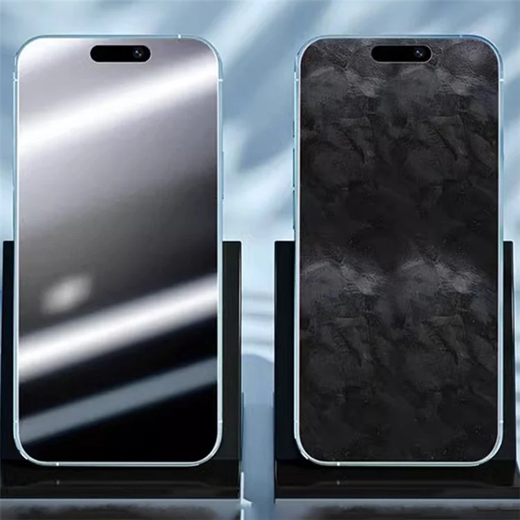 Pour iPhone 13 6.1 pouces / 13 Pro 6.1 pouces / 14 Protecteur d'écran plein écran Mat Film PET avec outil auxiliaire